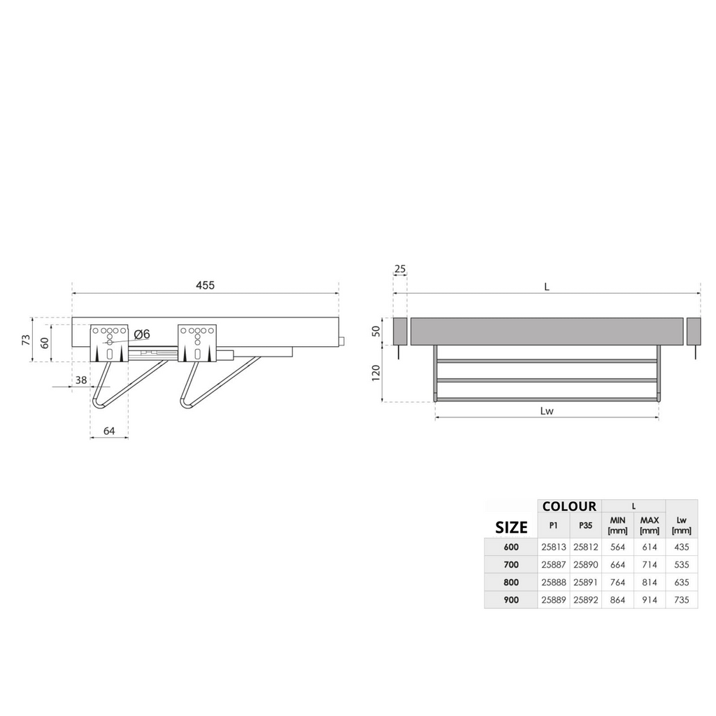 Shoe Basket 800 SYMPHONY - Antracite