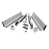 Soft-Close Drawer System, LOW, H: 68mm, Silver 600mm