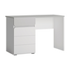 ALBI - Youth Bedroom Furniture Set - White Matt / Cool Grey Gloss