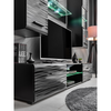 Wall Unit BLADE MINI - Living Room Furniture Set - Black Matt / Sahara 3D