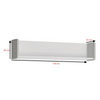 ALBI II - Youth Bedroom Furniture Set - White Matt / Cool Grey Gloss