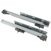 Push-to-Open Concealed Undermount Drawer Runners, Full Extension - 600mm