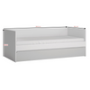 ALBI - Youth Bedroom Furniture Set - White Matt / Cool Grey Gloss