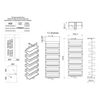 Rotary Shoe Basket (12 shelves) - Anthracite