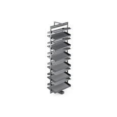 Rotary shoe basket (12 shelves) - Anthracite