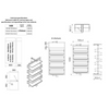 Rotary Shoe Basket (8 shelves) - Antracite
