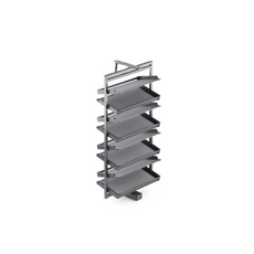 Rotary Shoe Basket (8 shelves) - Antracite