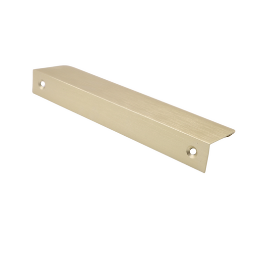 Edge Grip Round Profile Handle 416mm (436mm total length) - Matt Gold