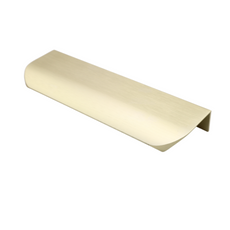 Edge Grip Round Profile Handle 128mm (148mm total length) - Matt Gold