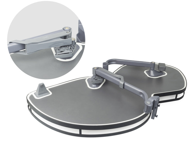 SUPLIMO 1200 Right Anthracite Corner Unit