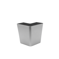 Square Furniture Leg 60x60mm - H60mm - Aluminum