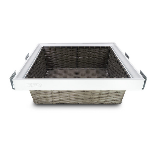 Rattan Basket 600 SYMPHONY - White