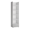 ALBI III - Youth Bedroom Furniture Set - White Matt / Cool Grey Gloss