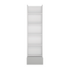 ALBI II - Youth Bedroom Furniture Set - White Matt / Cool Grey Gloss