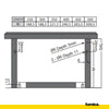 Soft-Close Concealed Undermount Drawer Runners ECO - 450mm