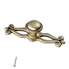 Vintage Cabinet Knob - Ø24mm - Antique Brass