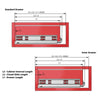 Soft-Close Concealed Undermount Drawer Runners, Full Extension - 600mm