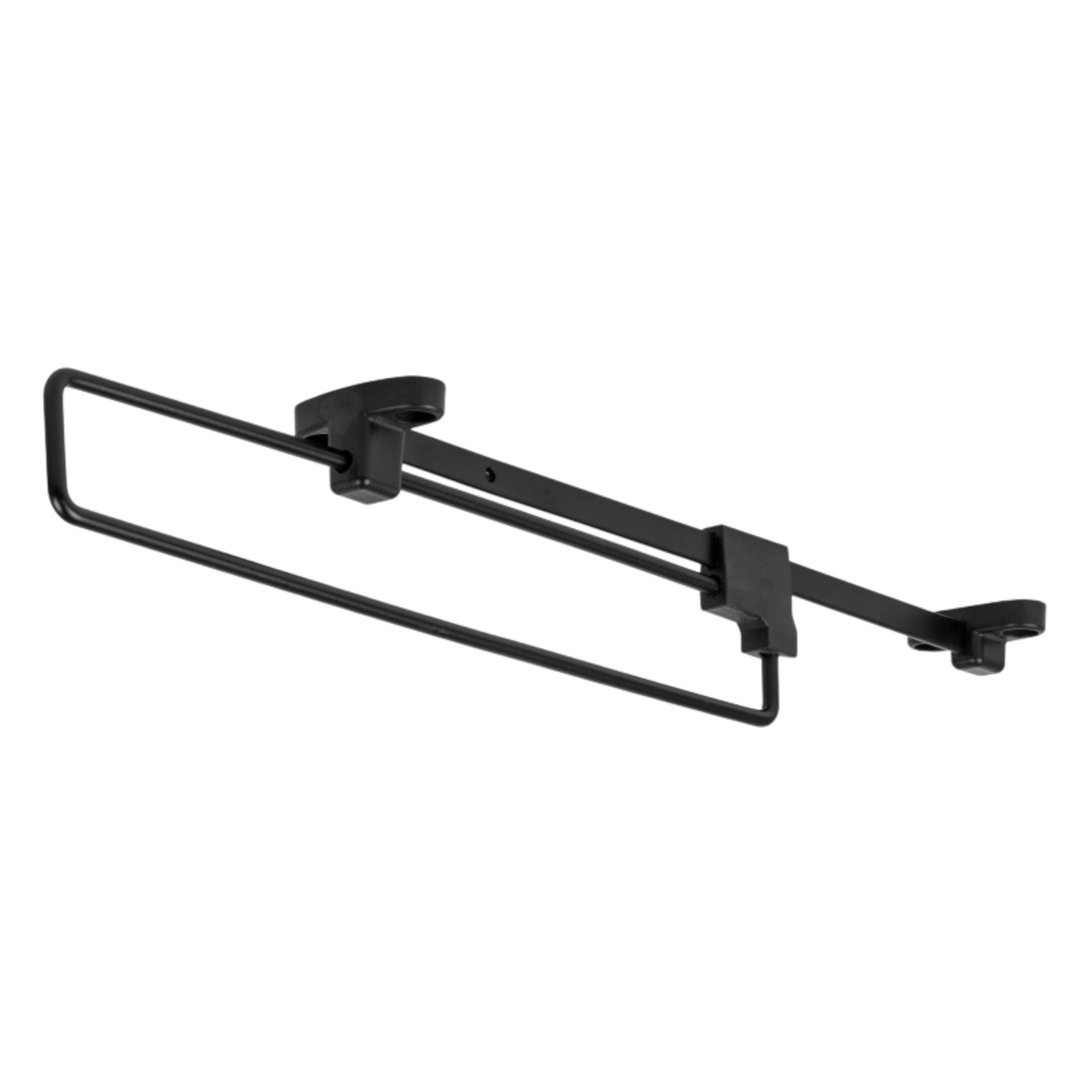 Pull-Out Wardrobe Rail 250-500 mm - Black