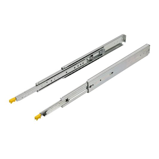1 Set Ball Bearing Drawer Runners with Lock, H76 (2) – Furnica