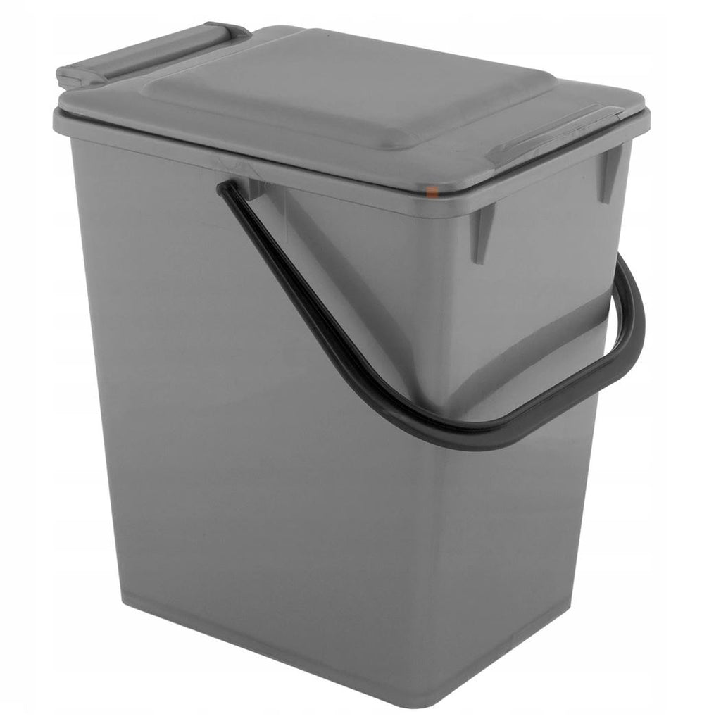 Pull-Out Kitchen Waste Bin Soft-Close 2 x 10L  with Colour Plates-  400mm Cabinet