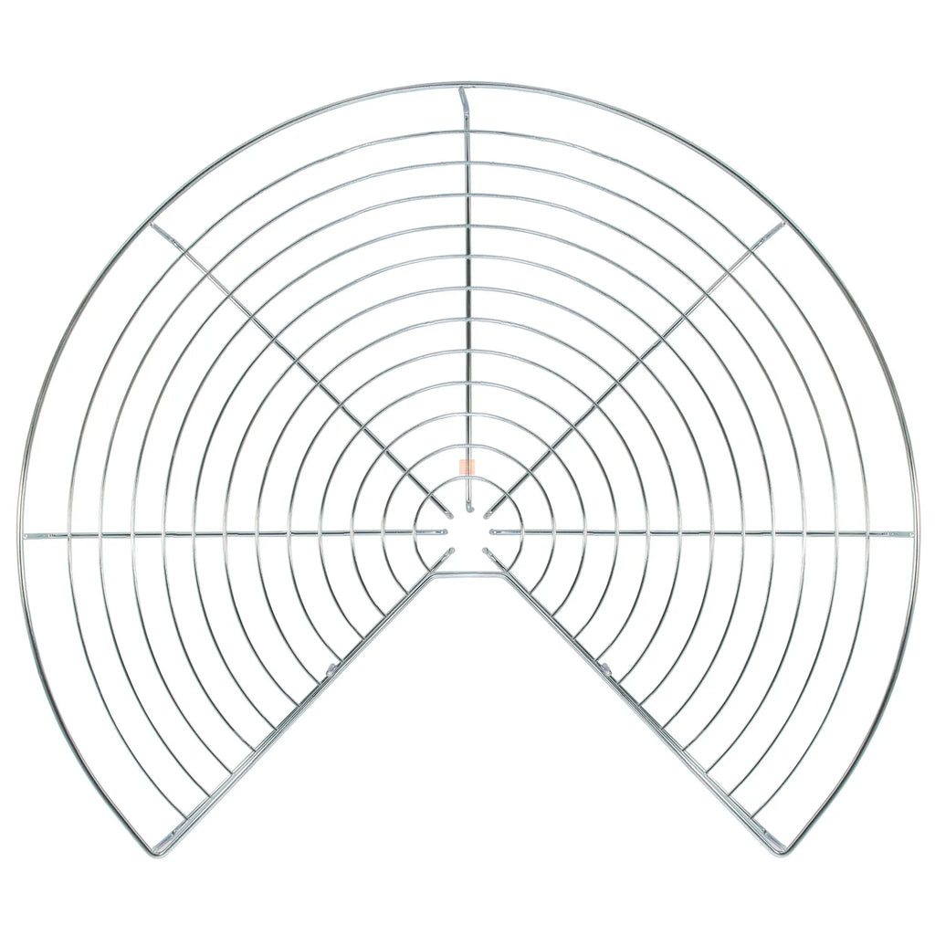 2 Tier Corner Rotating Baskets 3/4 - 690mm - Chrome