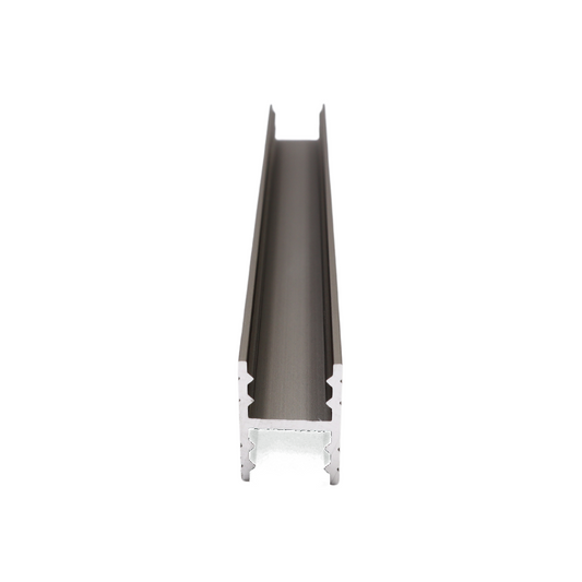 10mm H-Bar Connecting Horizontal Aluminum Profile 560cm - Champagne Anodized