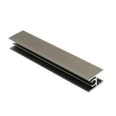10mm Top Horizontal Aluminum Profile 560cm - Champagne Anodized