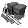 Pull-Out Kitchen Waste Bin Soft-Close 2 x 10L  - 400mm Cabinet
