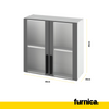 RENO - Kitchen Set - White Matt with Worktop - 8 Units - 260 cm