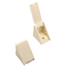 Cabinet corner braces plastic - Cream 100pcs