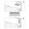 2 Bedroom LED Lamps with USB + Power Supply (F01)
