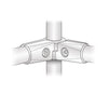25mm Half S-Type Connector, Chrome