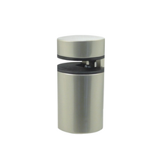 Glass and Plate holder cylindrical - Chrome Matt