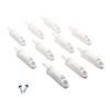 Soft-Close Cabinet Door Damper - White (10 psc)