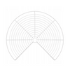 2 Tier Corner Rotating Baskets 3/4 - 690mm - White