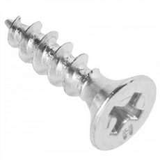 Wood Screws PH2 4.0x16mm White Zinc (1000 pcs)