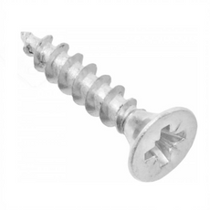 Wood Screws PZ2 4.0x20mm White Zinc (1000 pcs)