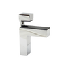 Glass and Plate holder L shaped III - Chrome Matt
