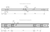 Set of Ball Bearing Slides (left and right), H35