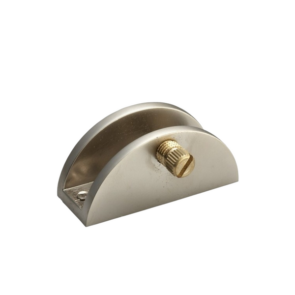 Glass shelf holder semicircular II Satin Furnica