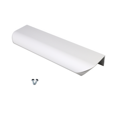 Edge Grip Round Profile Handle 128mm (148mm total length) - Aluminum