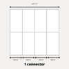 4x Sliding Wardrobe Doors - H: up to 2750mm W: 2400mm - MFC