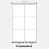 2x Sliding Wardrobe Doors - H: up to 2500mm W: 1800mm - Lacobel