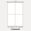 2x Sliding Wardrobe Doors - H: up to 2750mm W: 1800mm - MFC