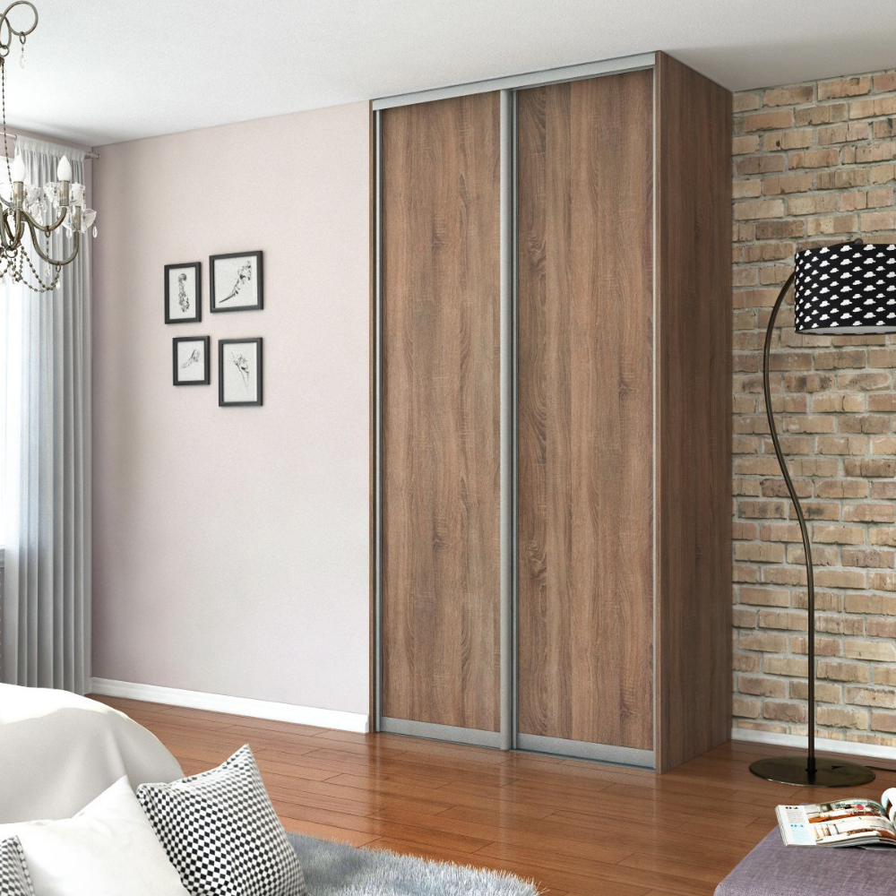 2x Sliding Wardrobe Doors - H: up to 2750mm W: 1200mm - MFC
