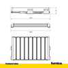 Pull Out Trouser Hanger for 60 cm Cabinet Soft-Close - Single Shelf - Grey