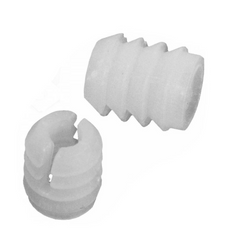 Inset with M6 Screw-Thread, White (1000 pcs)