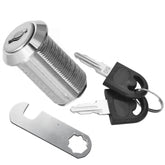 Cabinet Lock with Hook Cam Plate 19x30mm, Chrome