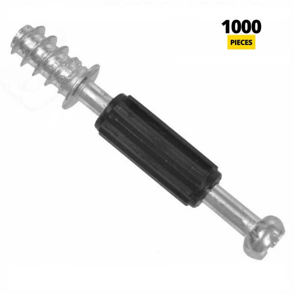 Cam Dowel 34mm with Euro ScrewThread 1000 pcs Furnica