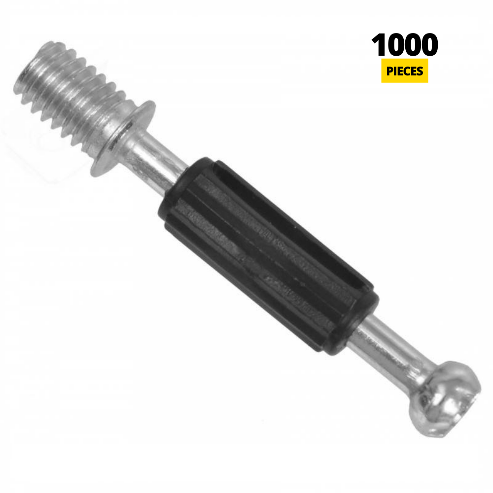 Cam Dowel 34mm with M6 Screw-Thread - 1000 pcs